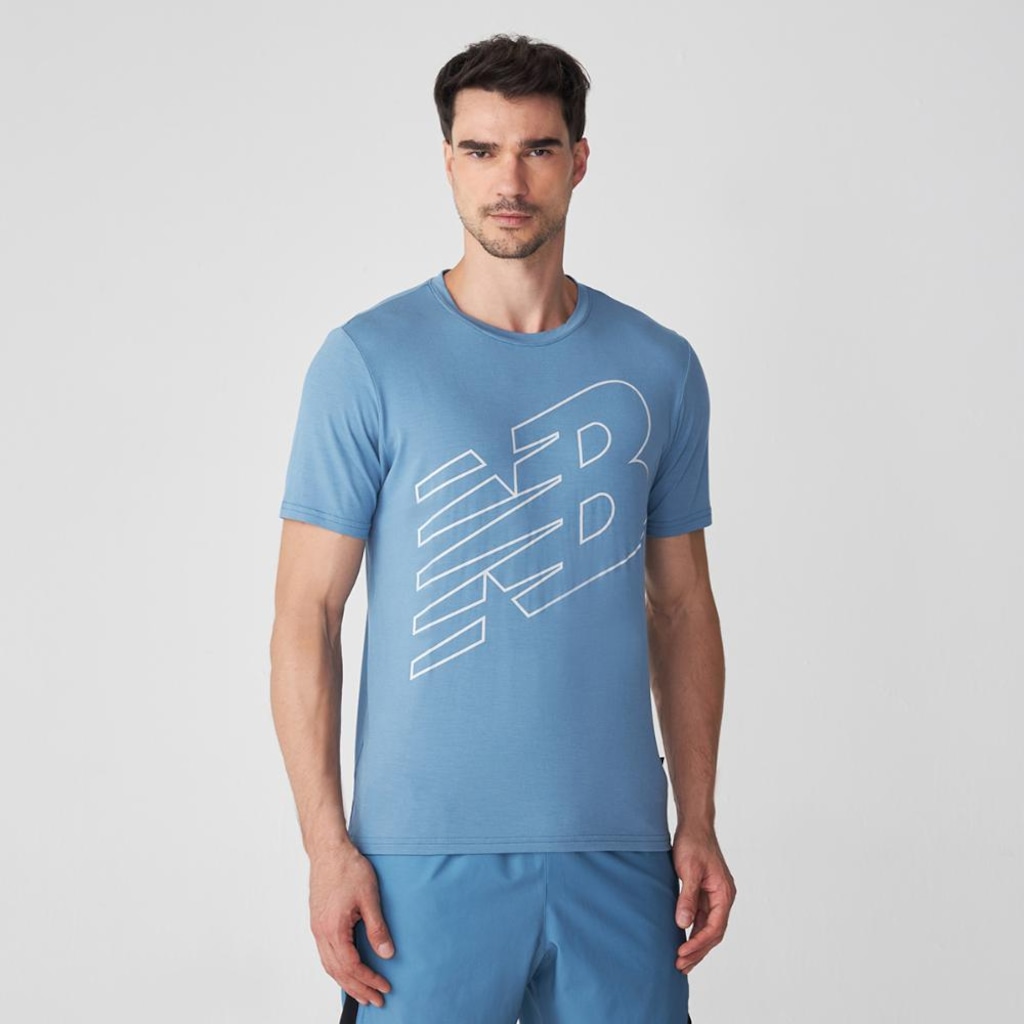 Camiseta New Balance Logo Performance Masculina