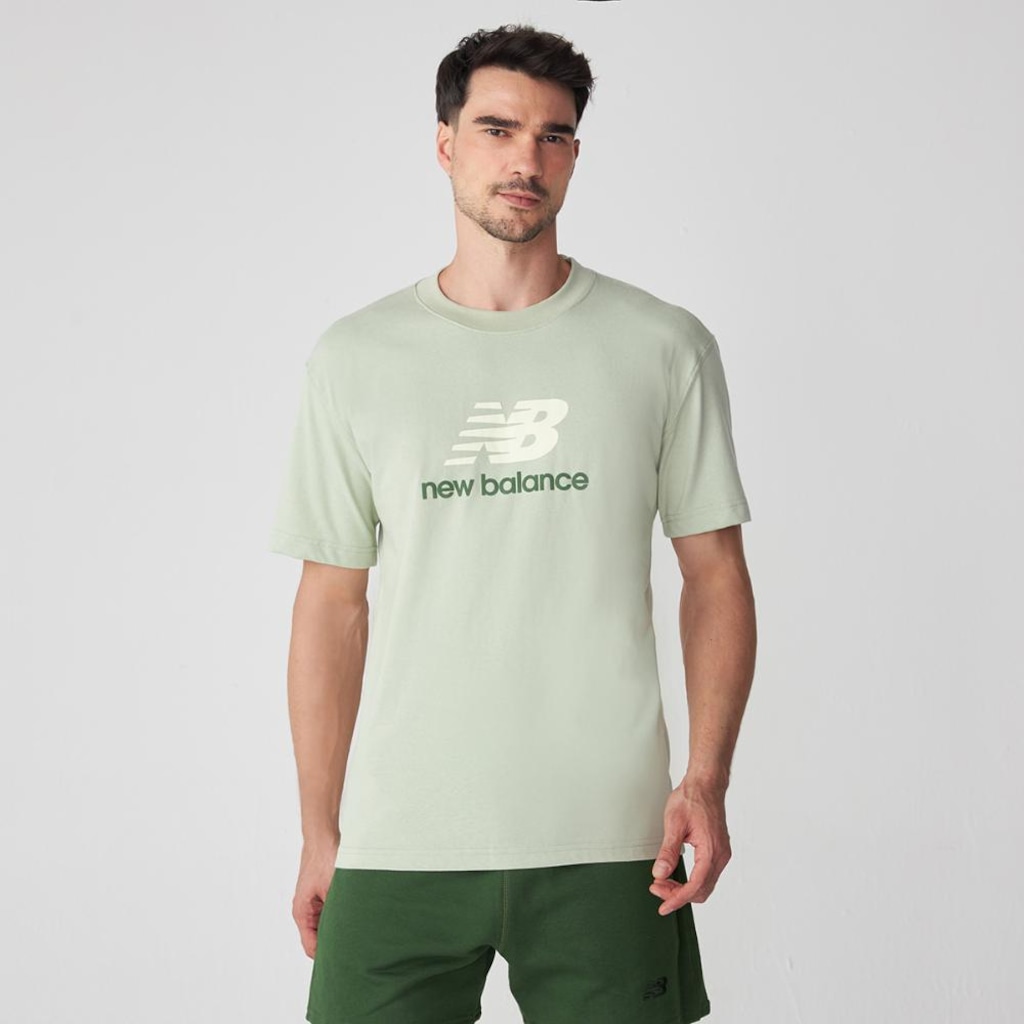 Camiseta New Balance Athletics Logo Masculina