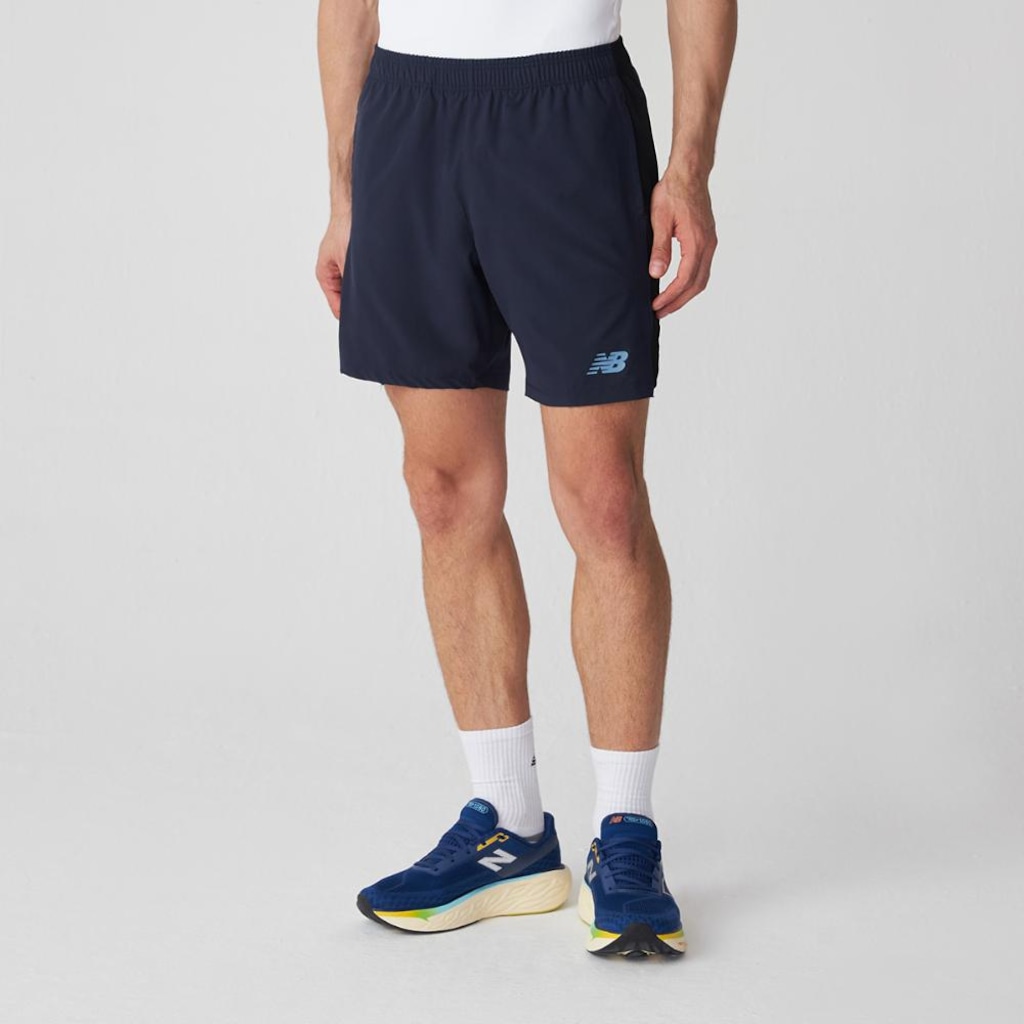 Bermuda New Balance Tenacity Logo 7" Masculina