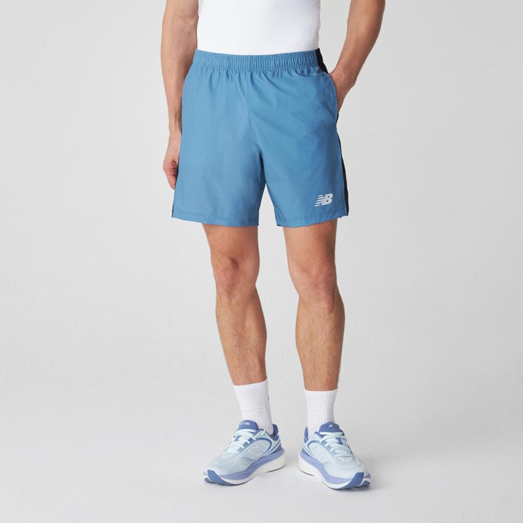 Bermuda New Balance Tenacity Logo 7" Masculina