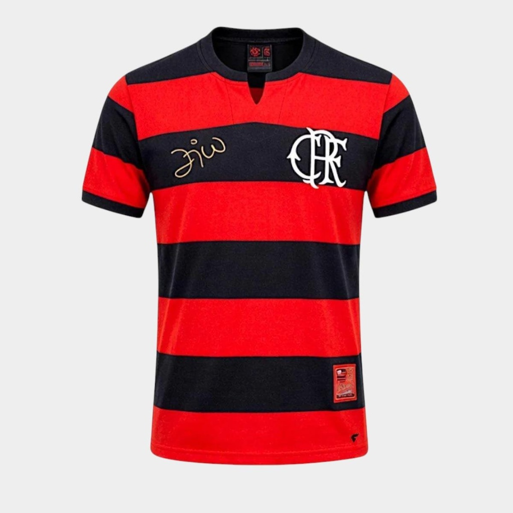 Camiseta do Flamengo FlaTri Zico Braziline - Masculina