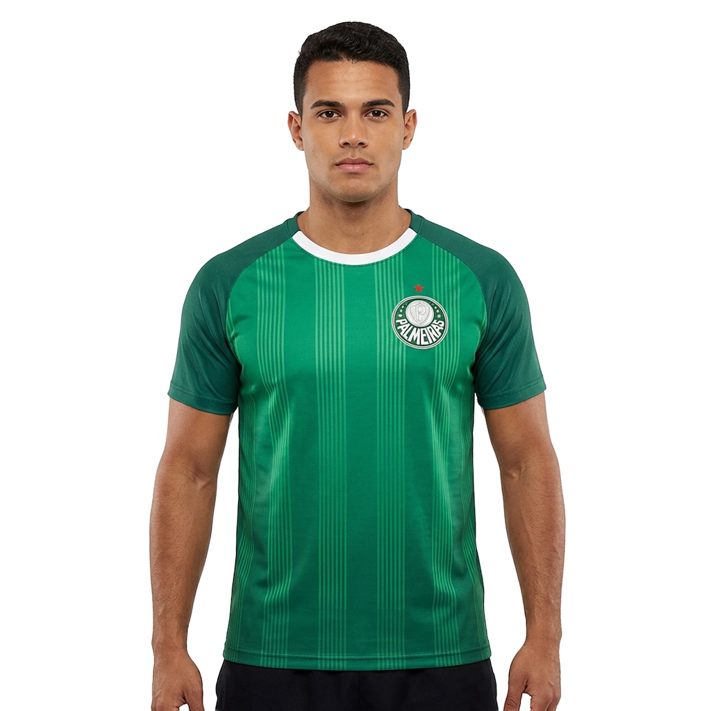 Camiseta do Palmeiras Pré-Match Licenciada Original -  Masculina