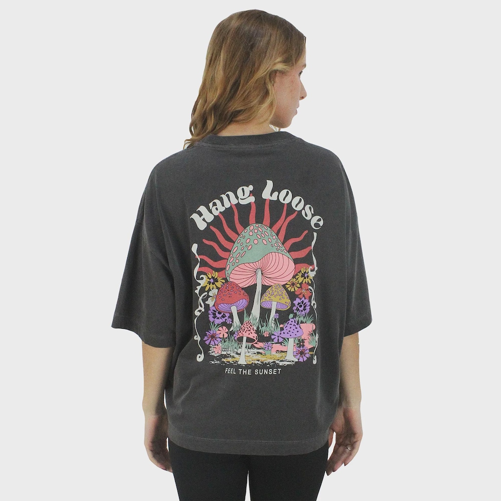 Imagem 2 do produto Camiseta Hang Loose Mushroom - Feminina