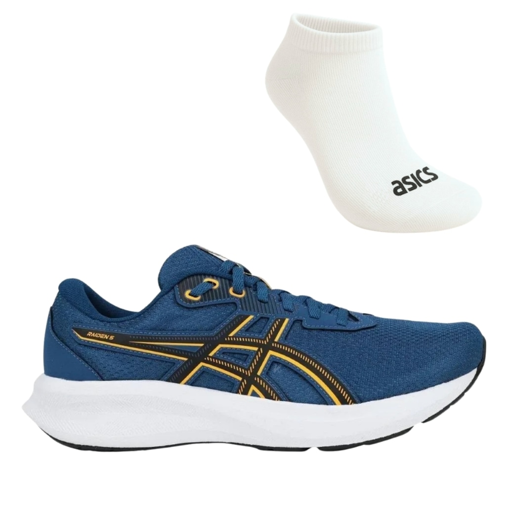 Kit Tênis Asics Raiden 5 e Meia - Masculino