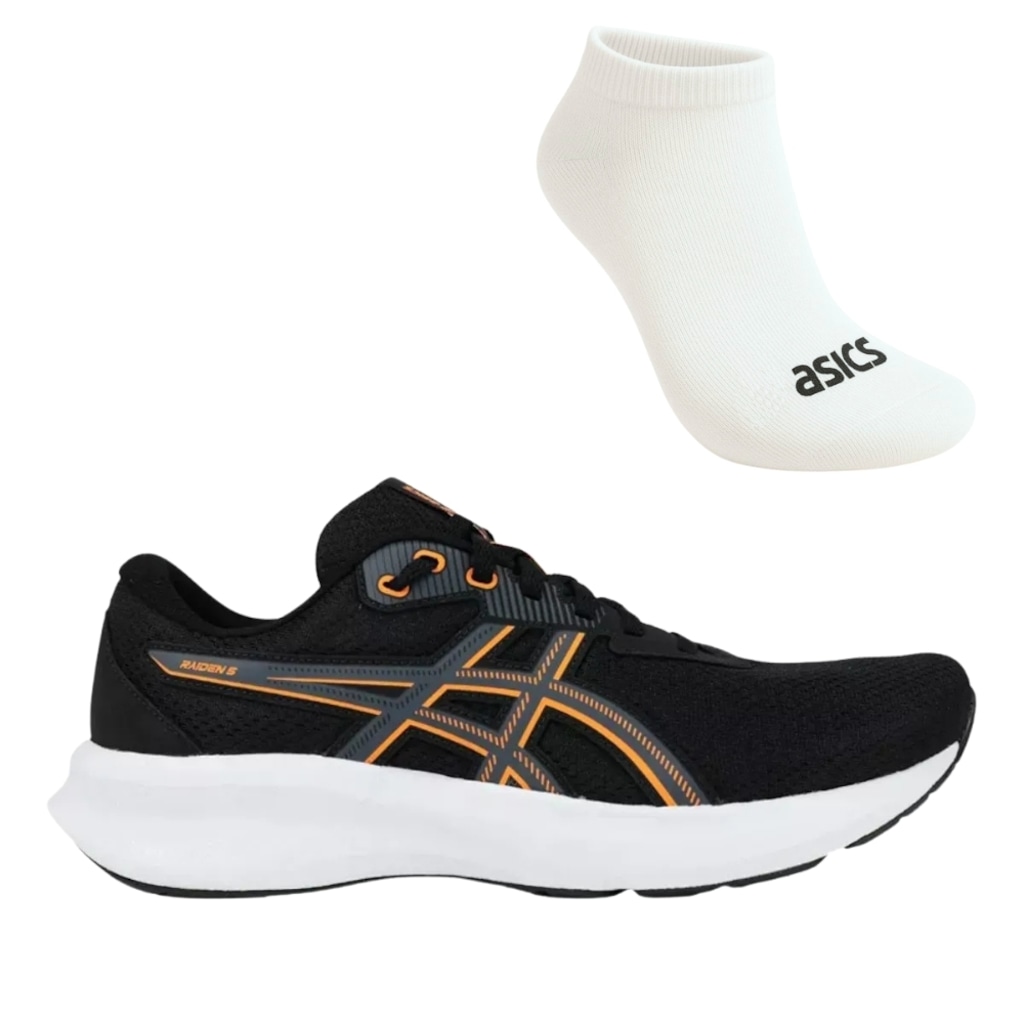 Kit Tênis Asics Raiden 5 e Meia - Masculino