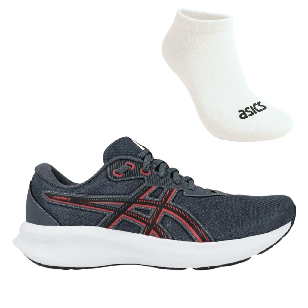 Kit Tênis Asics Raiden 5 e Meia - Masculino