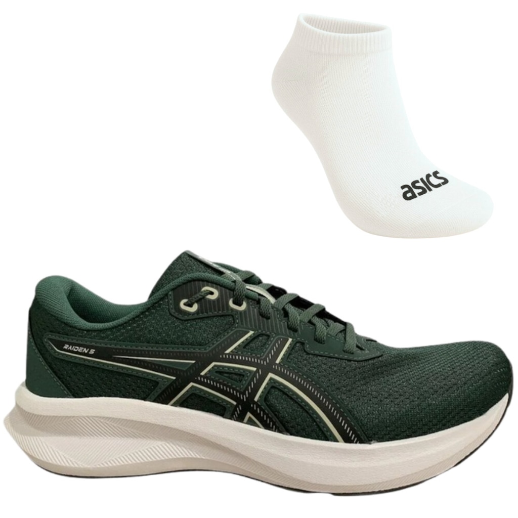 Kit Tênis Asics Raiden 5 e Meia - Masculino