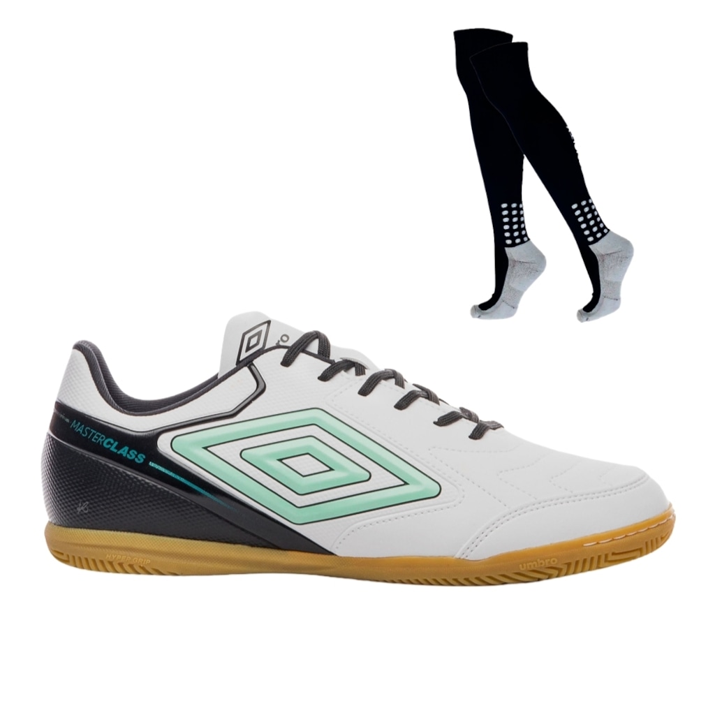 Kit Chuteira de Futsal Adulto Adamant Masterclass Club E Meião - Umbro