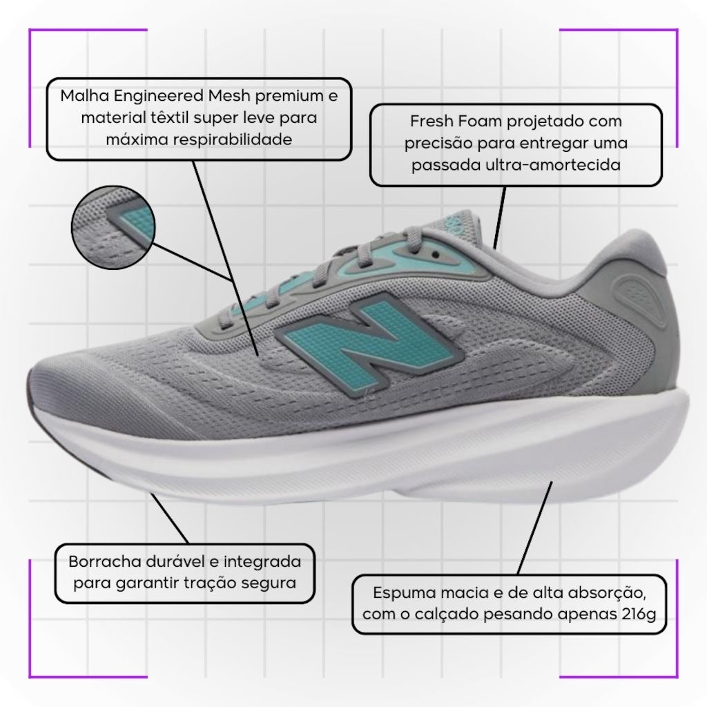 Imagem 5 do produto Tênis Masculino New Balance 680 V9