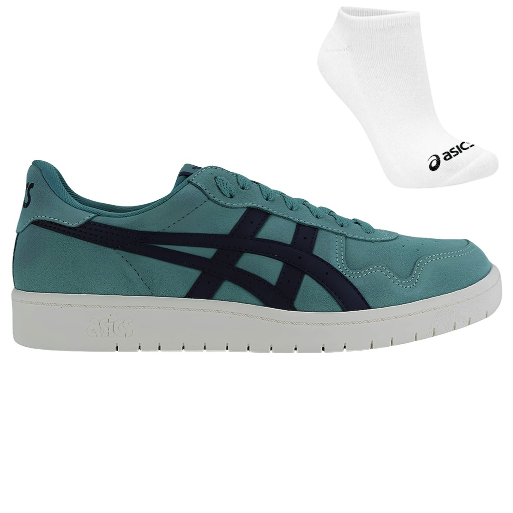 Kit Tênis Asics Japan S Camurça e Meia - Masculino