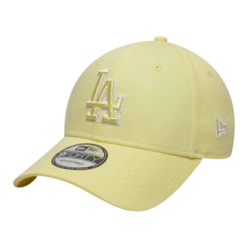 Boné Adulto New Era Team Outline 940 Los Angeles Dodgers Aba Curva