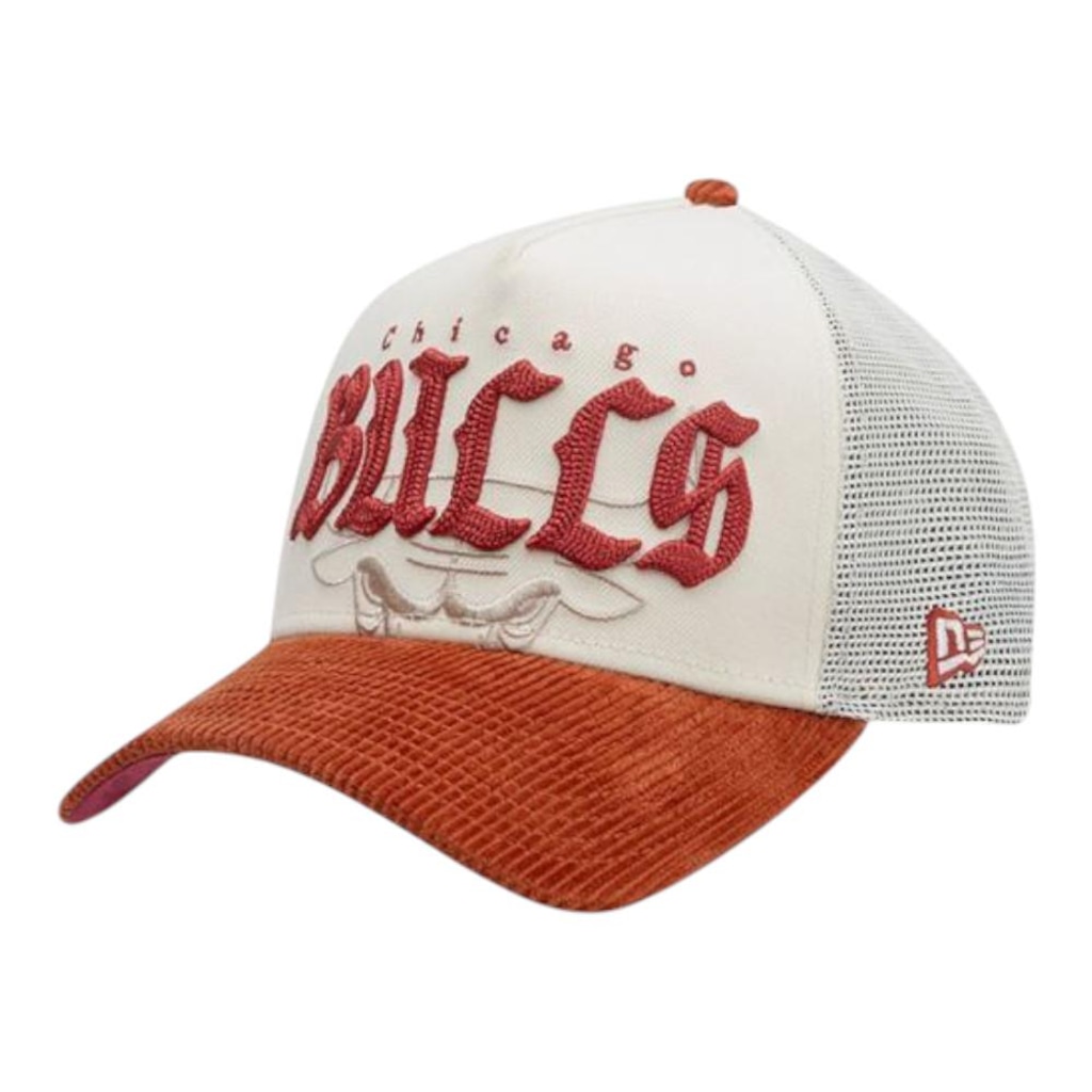 Boné Adulto New Era 940af Old English Chicago Bulls Aba Curva