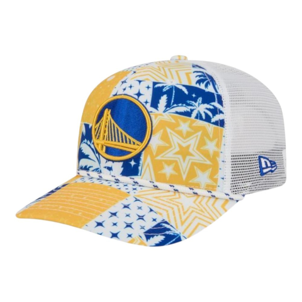 Boné Adulto New Era 970ss Golden State Warrios All-Stars Aba Curva