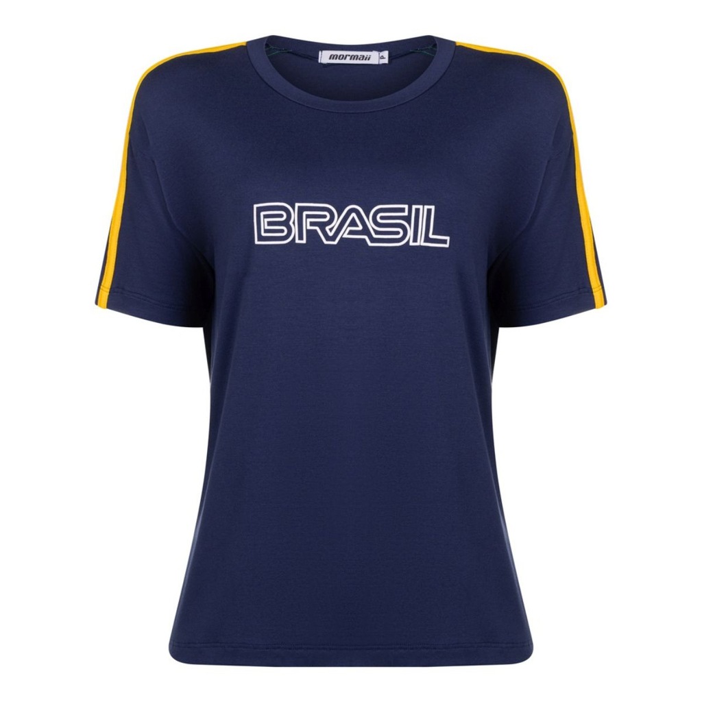 Camiseta Manga Curta do Brasil Mormaii - Feminina