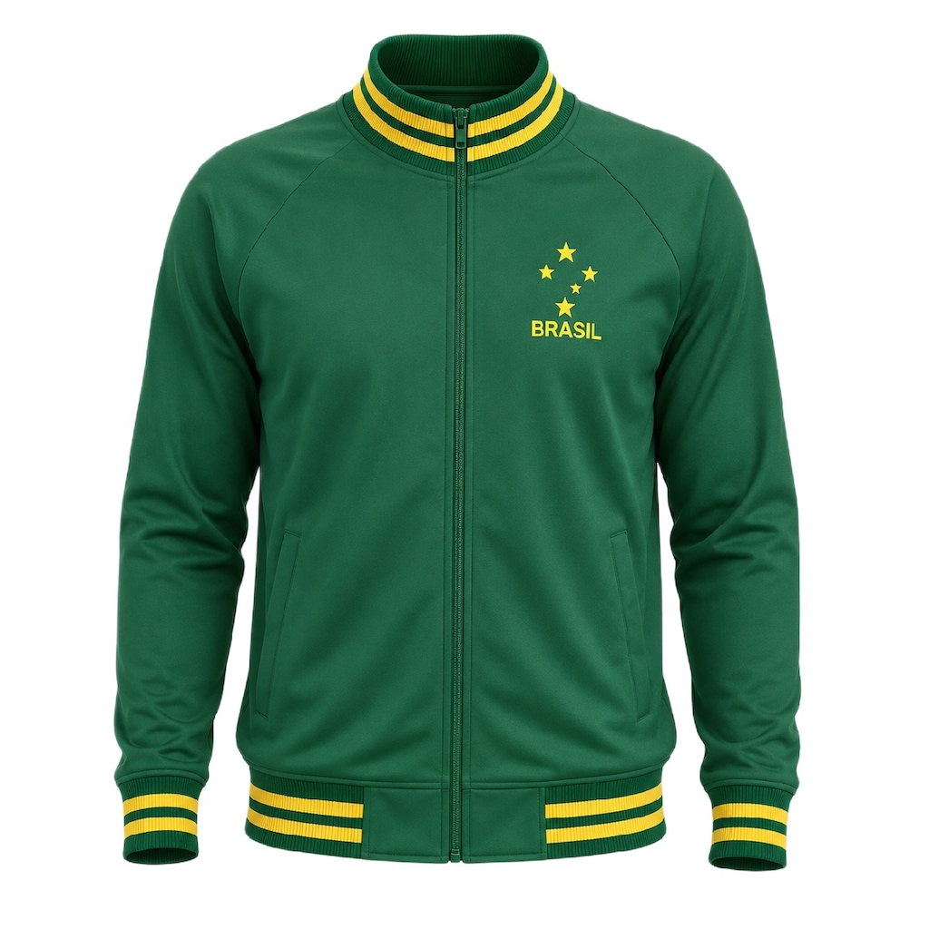 Jaqueta Brasil Olden Estrelas - Masculina