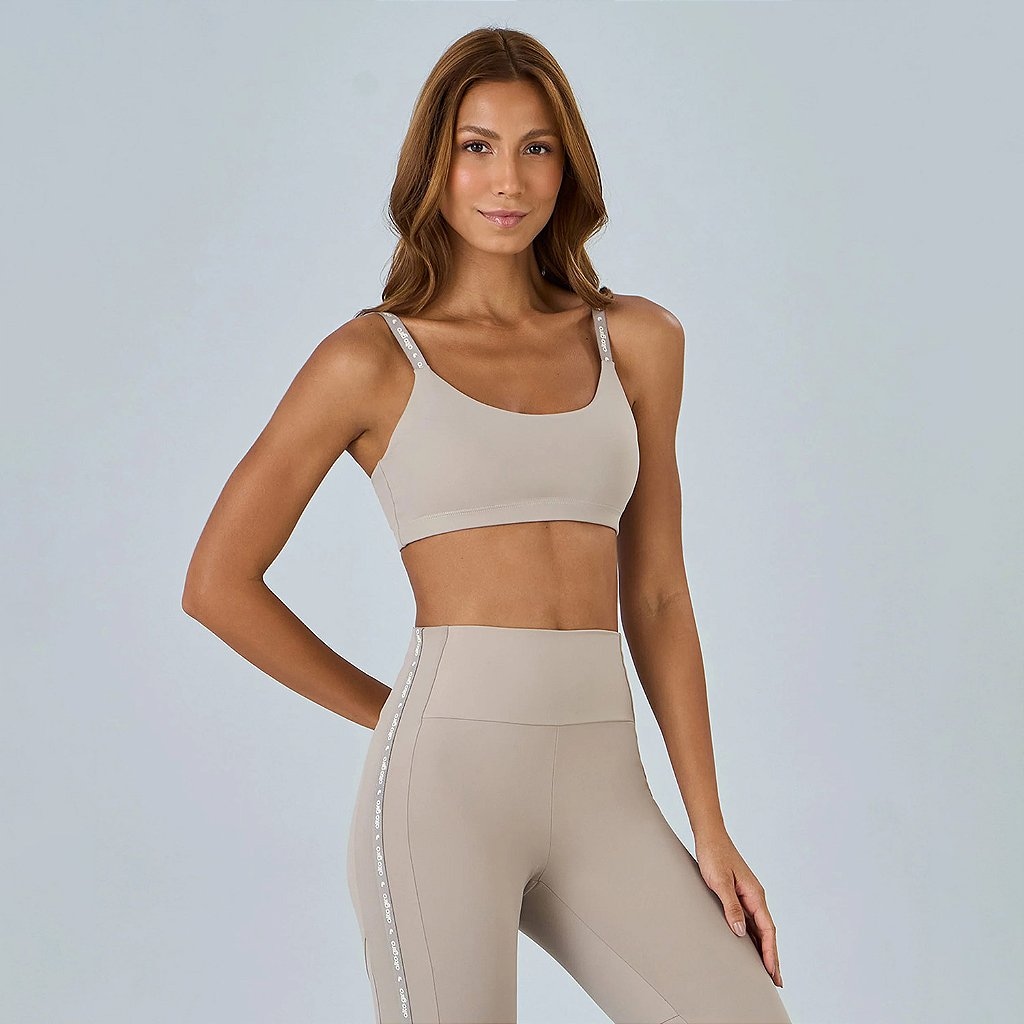 Top Alto Giro Elástico Personalizado - Feminina