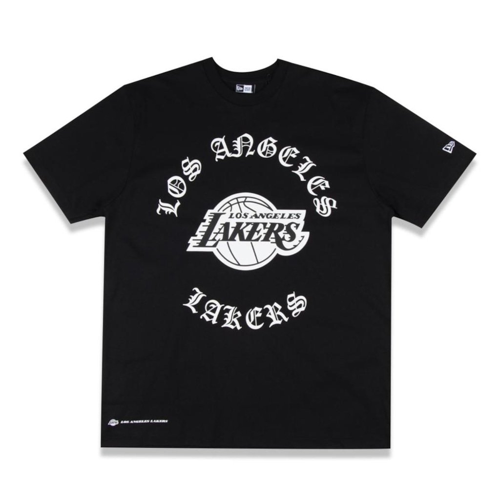 Camiseta New Era Regular Los Angeles Lakers NBA Masculina
