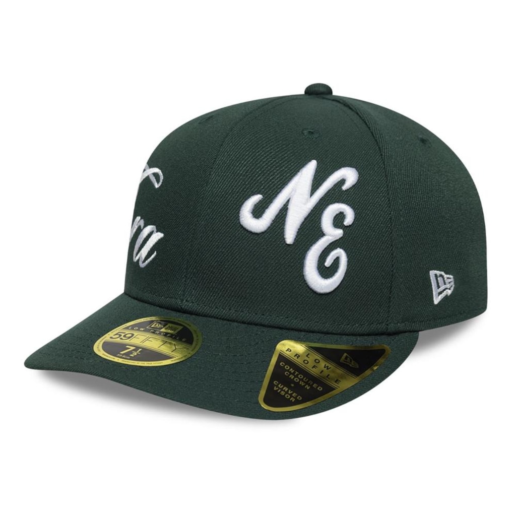 Bone New Era 59FIFTY  DAY  New Era Side Script New Era Masculino