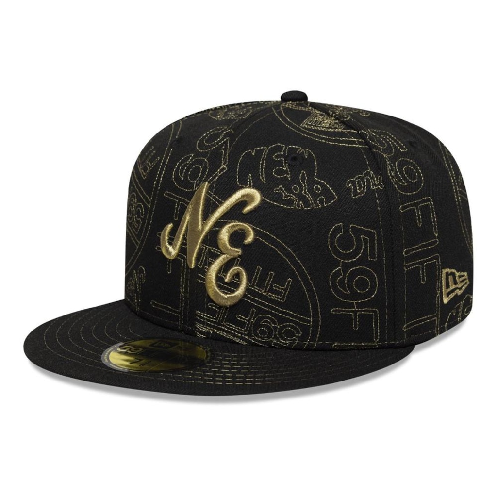 Bone New Era 59FIFTY New Era Branded New Era Masculino