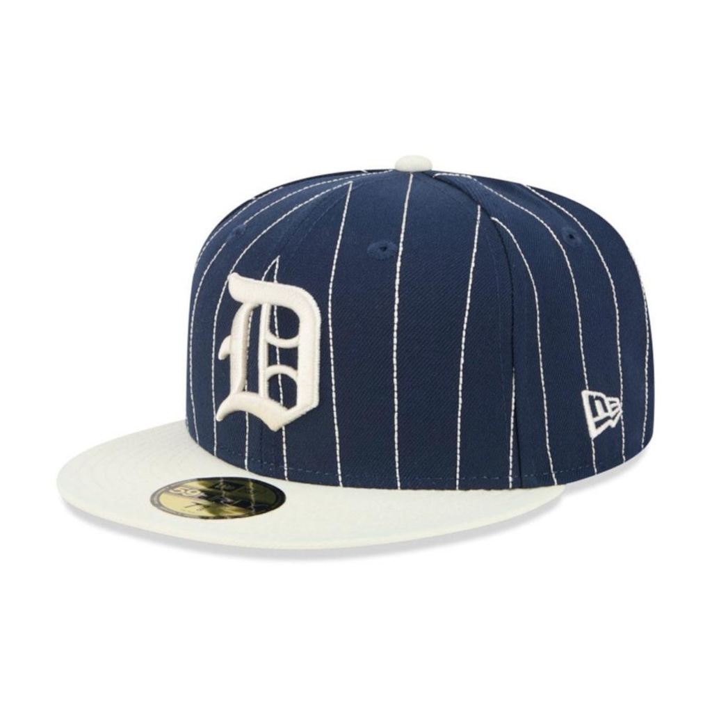 Bone New Era 59FIFTY Detroit Tigers MLB Stripes New Era Masculino
