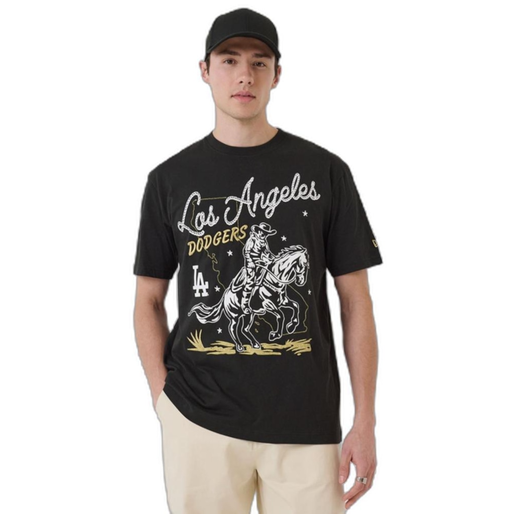 Camiseta New Era Regular Los Angeles Dodgers Masculina