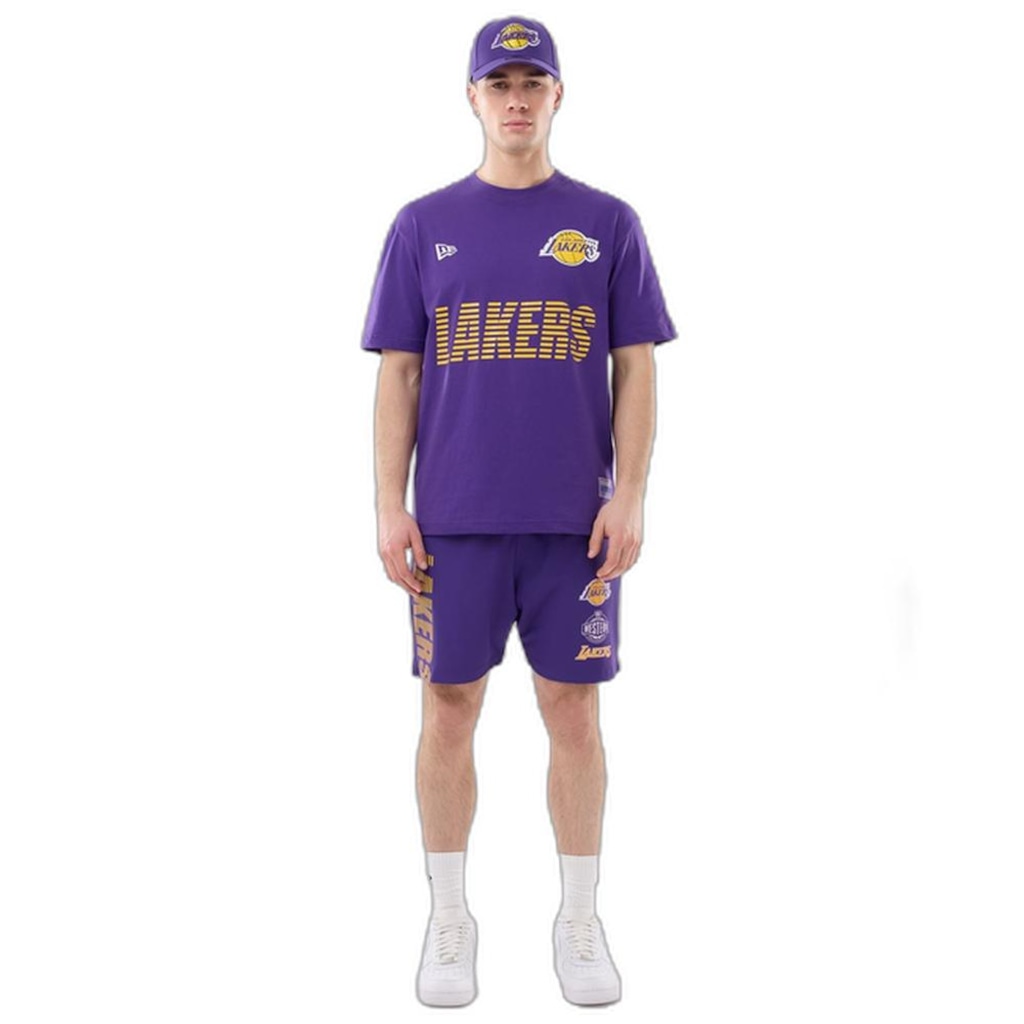 Camiseta New Era Regular Los Angeles Lakers Masculina