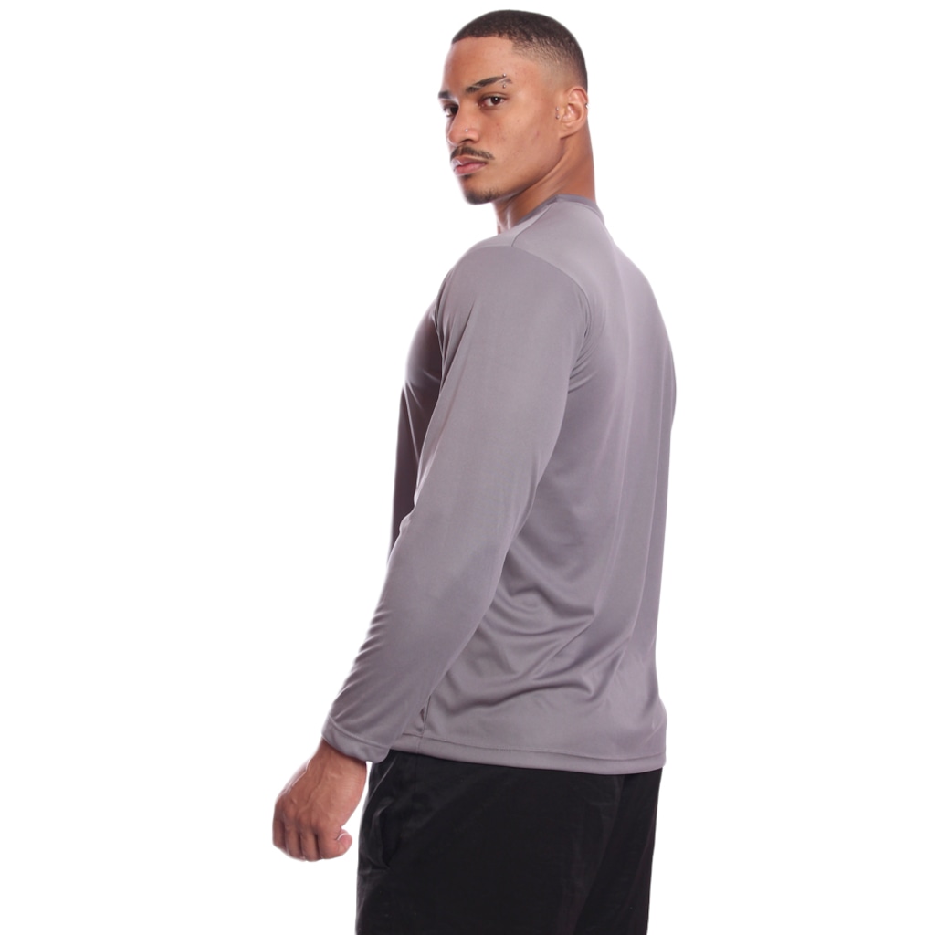 Imagem 3 do produto Kit 3 Camisetas Manga Longa Dry Lisa Treino Masculino