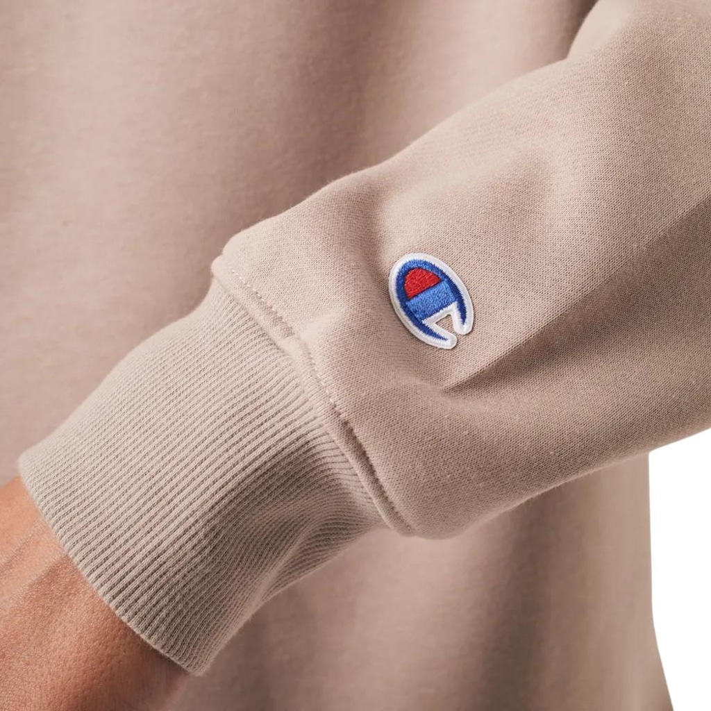 Imagem 4 do produto Blusão de Moletom Champion Crewneck Athletic Dark Khaki - Masculina