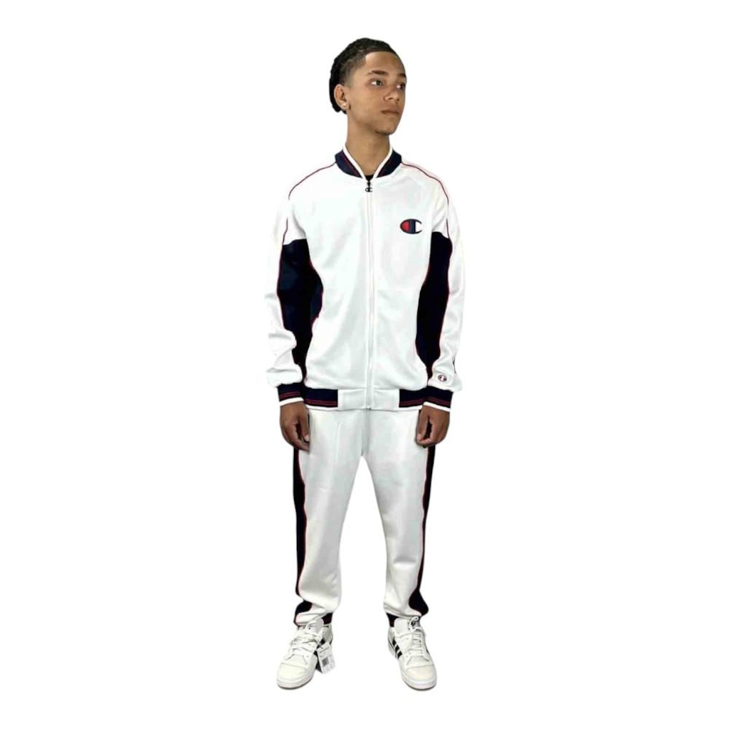 Agasalho Champion Two Tones Satin Patch - Masculina