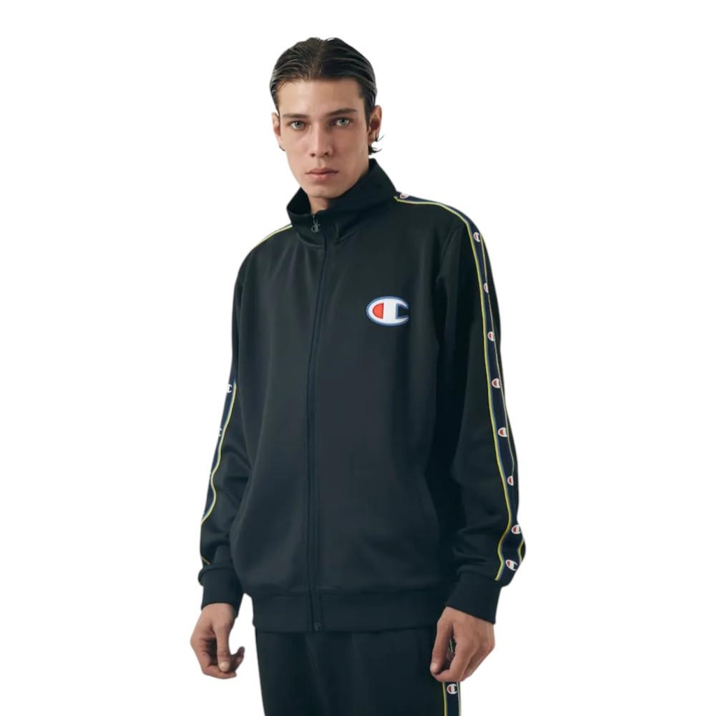 Agasalho Champion C Tape Mini Script Logo 25 Active  -Masculina
