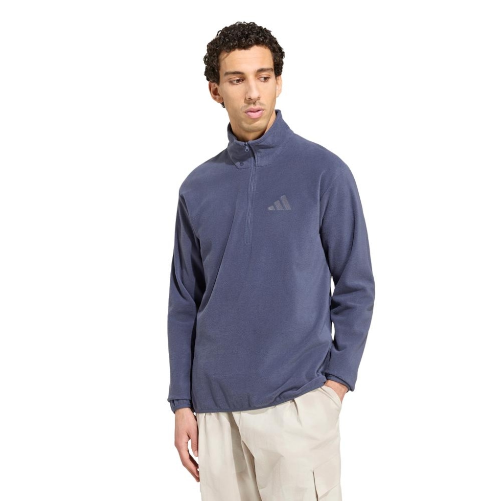 Jaqueta Fleece Meio Zíper adidas Terrex Multi Essentials Masculina