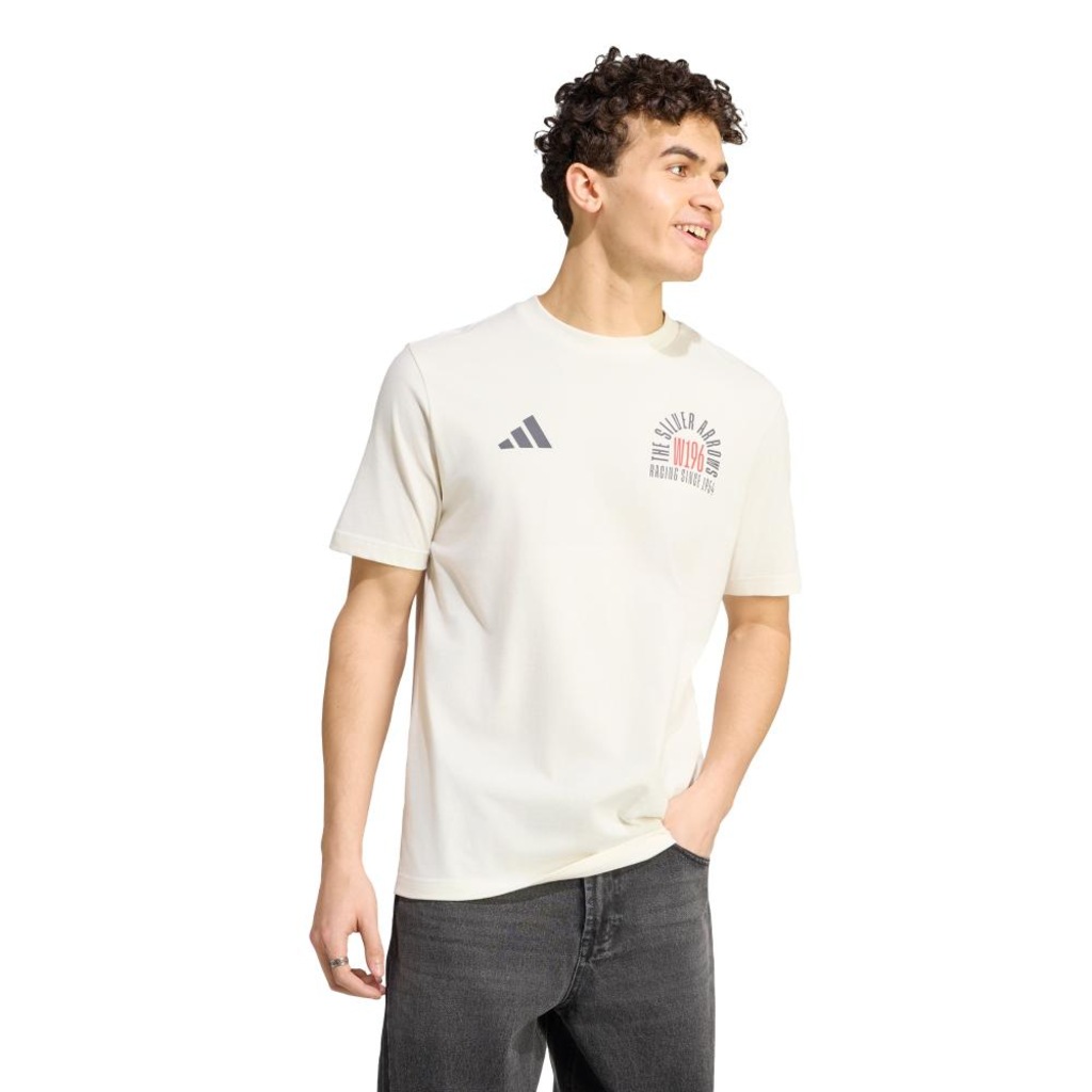 Camiseta adidas Mercedes - AMG Petronas Formula 1 Team Silver Arrows 1955 Masculina
