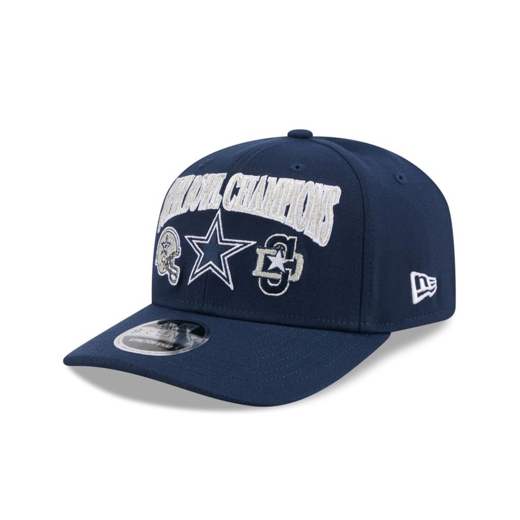Boné New Era 9SEVENTY Stretch Snap Dallas Cowboys Masculino