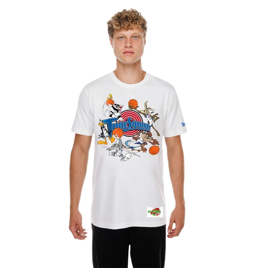 Camiseta New Era Regular Space Jam Masculina