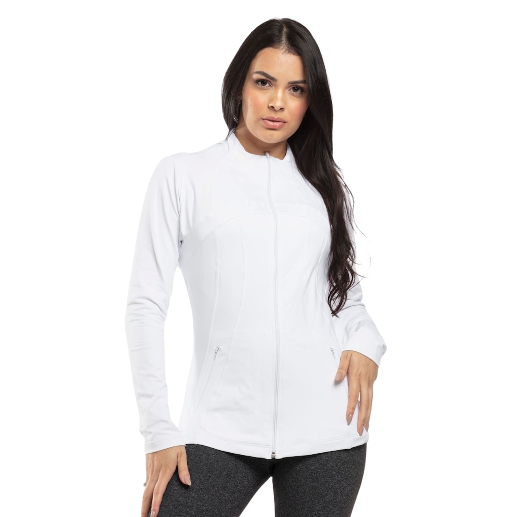 Jaqueta Gola Alta Esportiva Best Fit Azure Original - Feminina