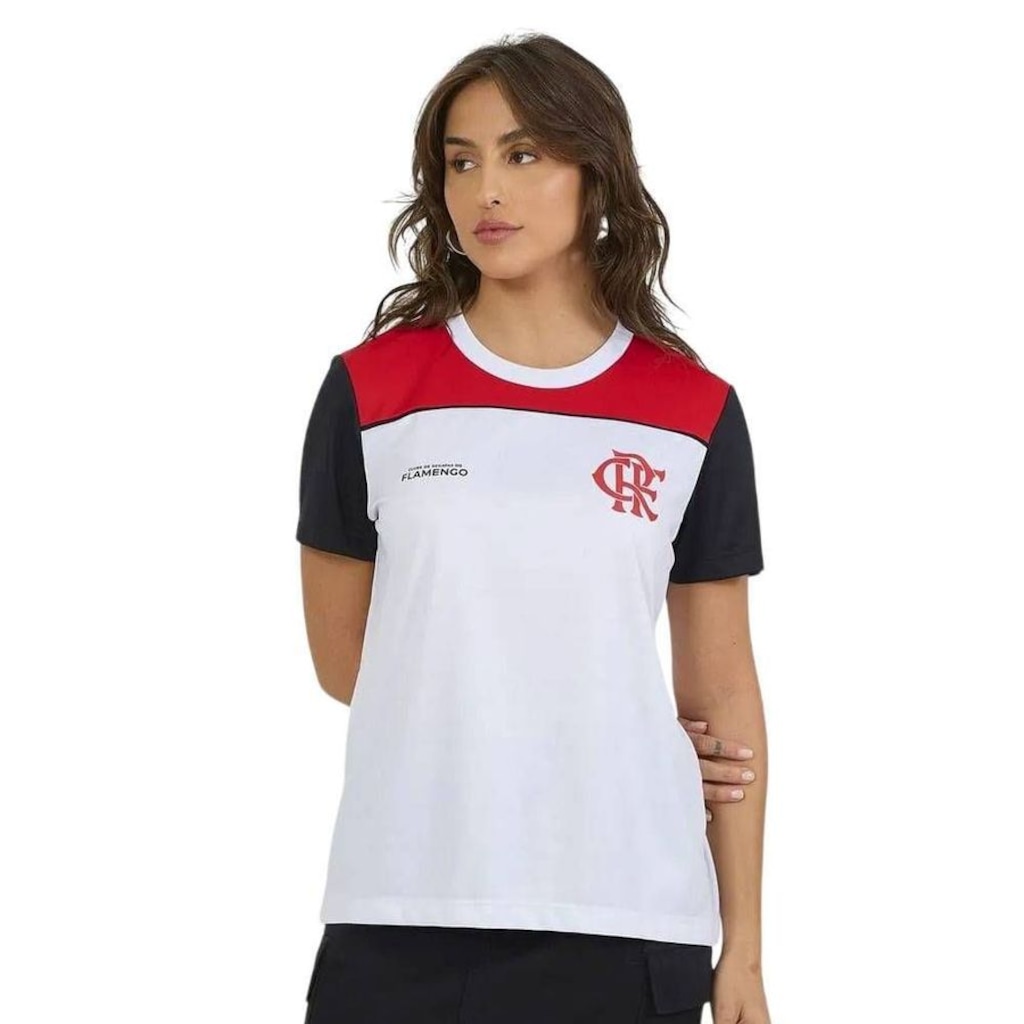 Camiseta do Flamengo Fulgor Braziline  - Feminina