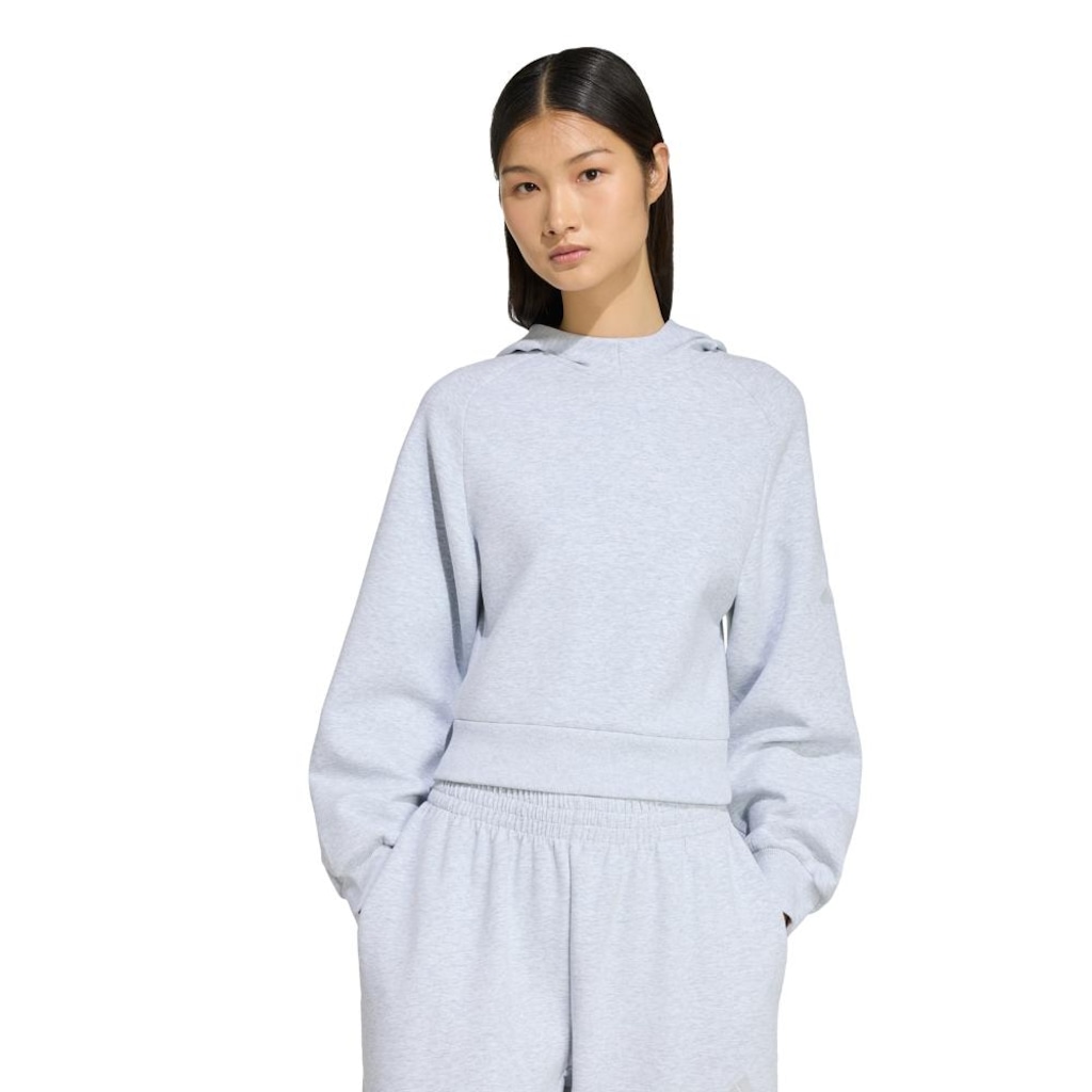 Blusão de Moletom com Capuz Soft Lux adidas Feminino