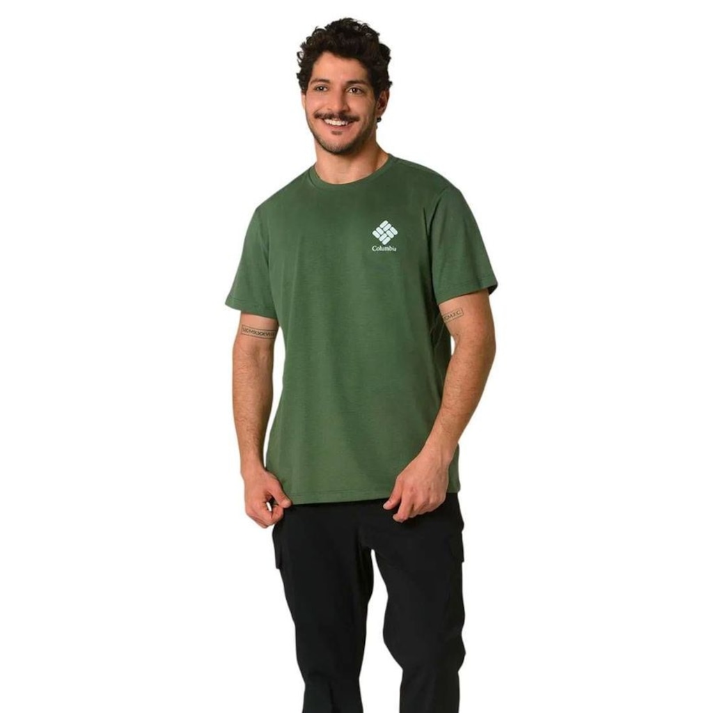 Camiseta Columbia M/C Csc Stacked Logo -  Masculina