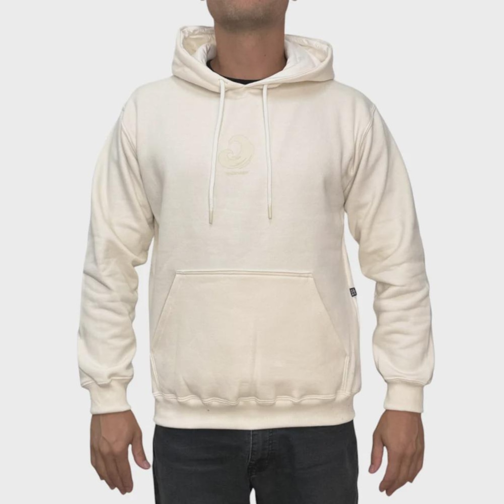 Moletom Canguru Back Wash Onda - Masculino