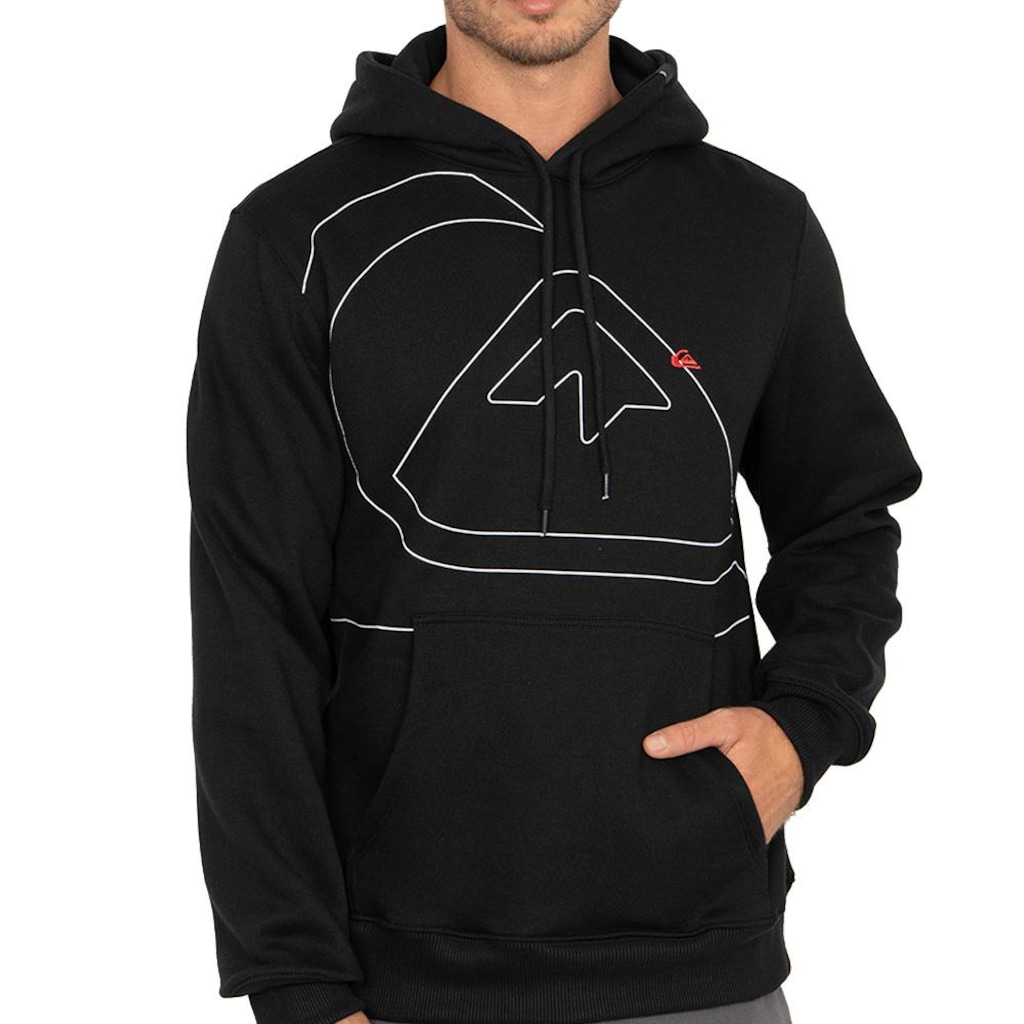 Moletom Quiksilver Canguru Big Block PS WT26 Masculino
