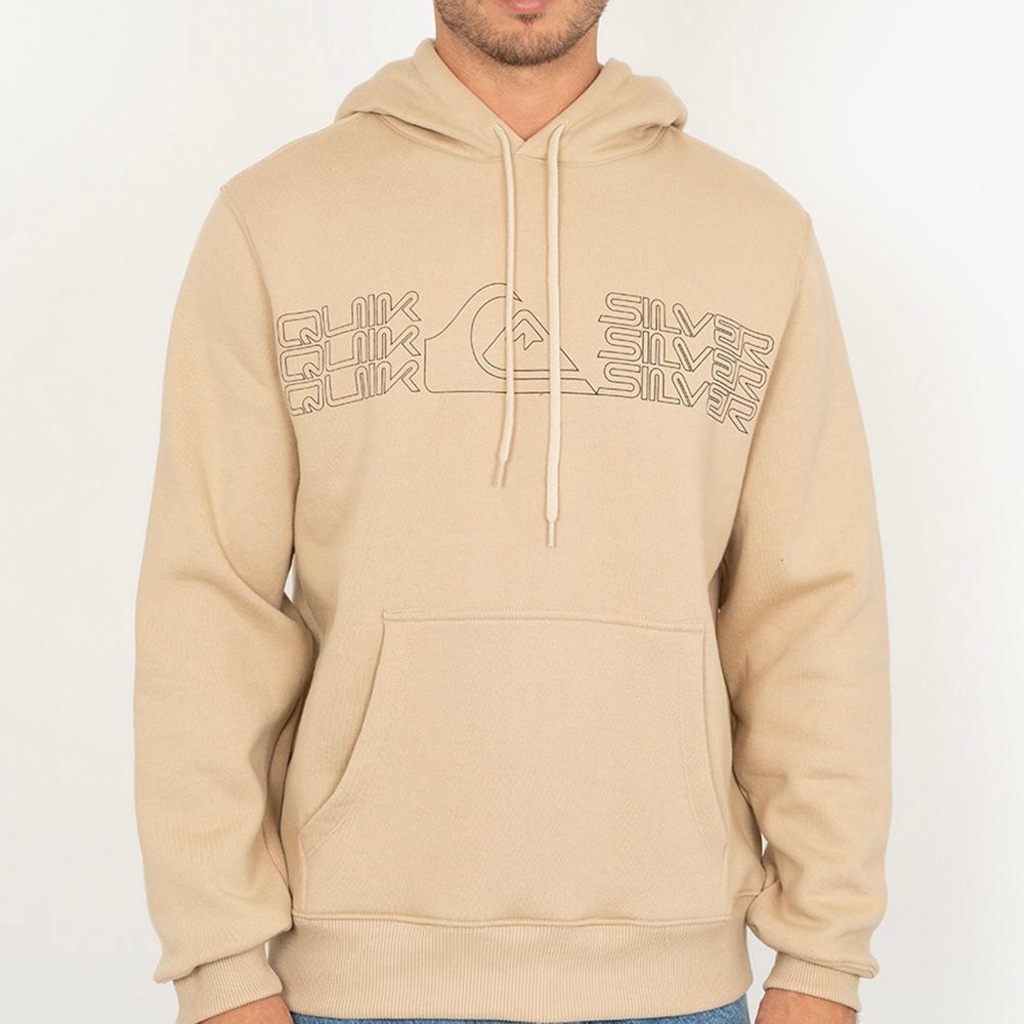 Moletom Quiksilver Canguru Big Block WT26 Masculino