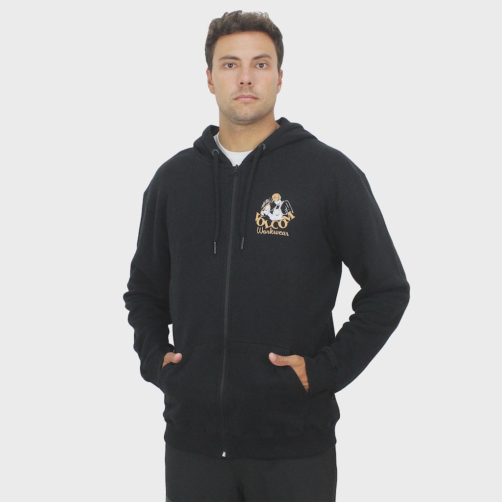 Moletom Volcom Canguru Grindit - Masculino