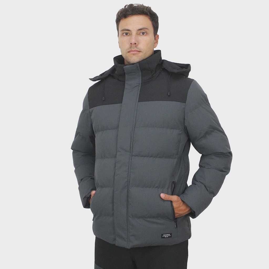 Jaqueta Masculina Rusty Stroop Dark Grey Importada
