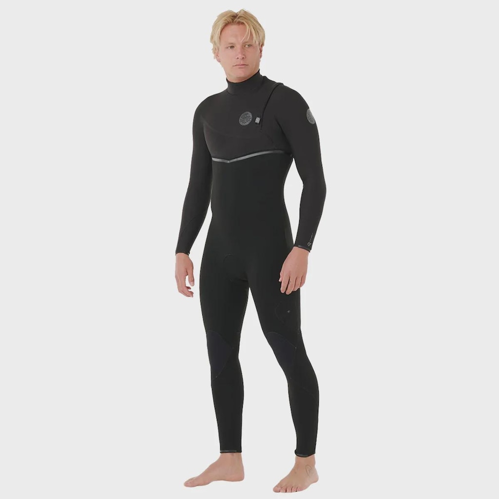 Long John Rip Curl E-Bomb Zip Free Black Masculino  - 2/2 mm