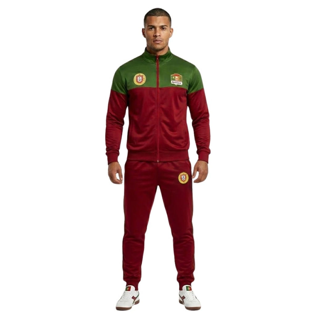 Conjunto de Agasalho Portugal Bolboa Seleção - Masculina