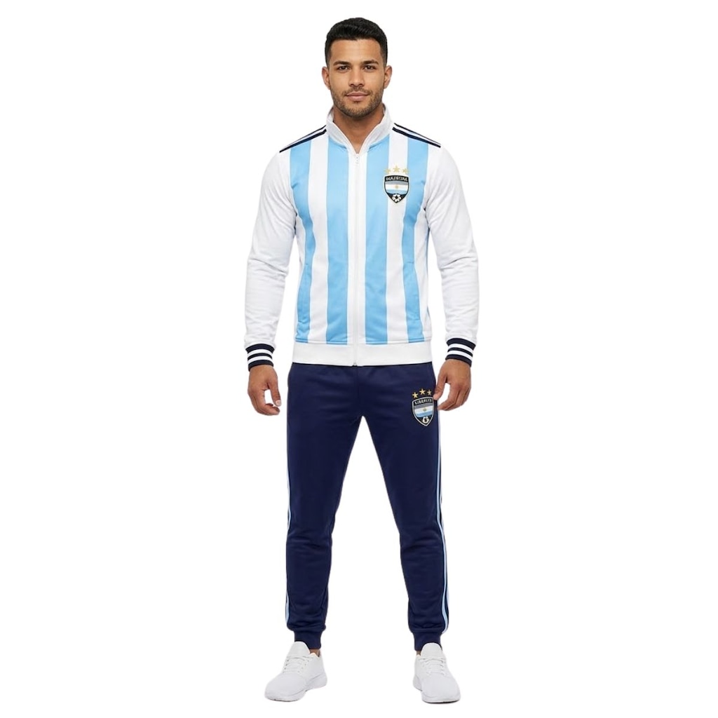 Conjunto de Agasalho Argentina Balboa Seleção - Masculina