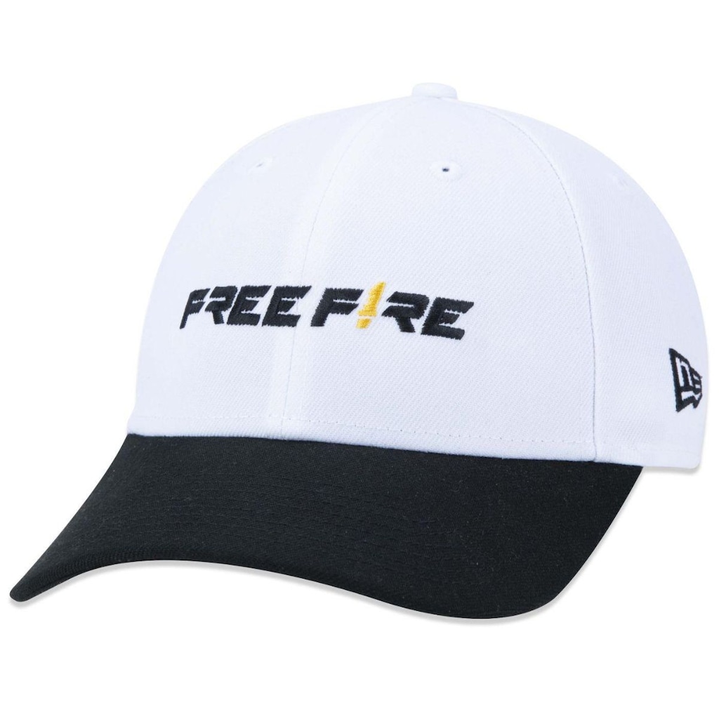 Boné Adulto Free Fire New Era Ajustável Fit Aba Curva