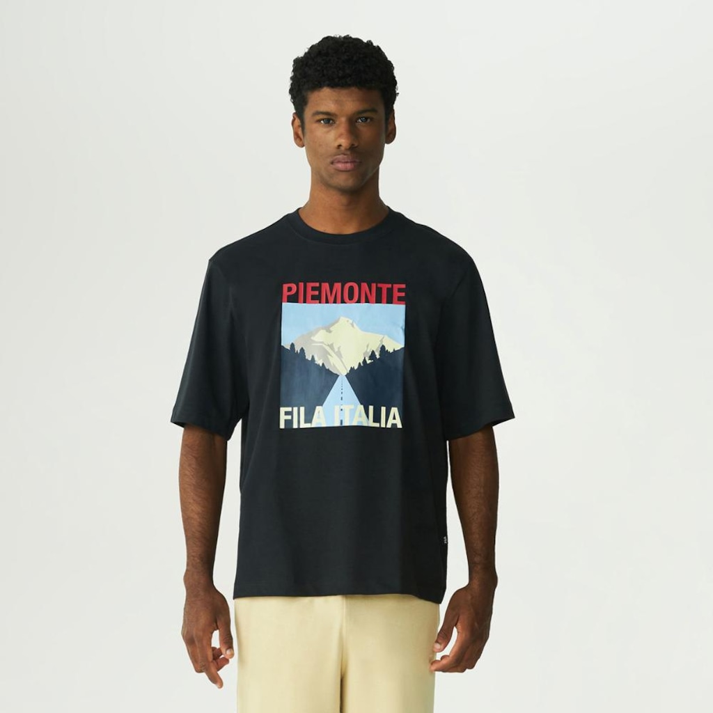 Camiseta Fila Over Piemonte Ag Masculina