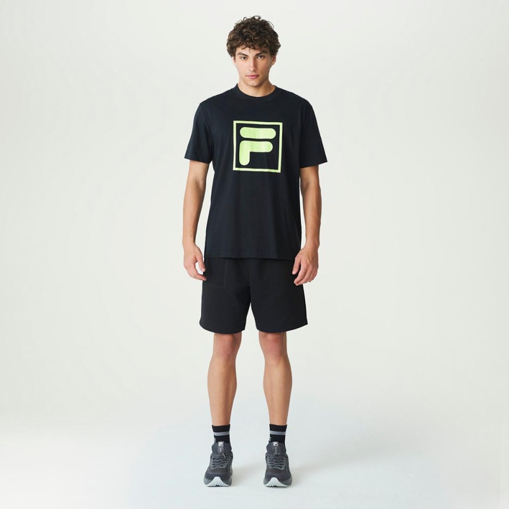 Bermuda Fila Comfort Letter II Masculina