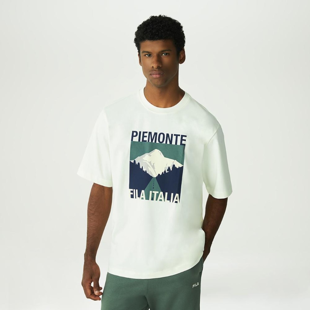 Camiseta Fila Over Piemonte Ag Masculina